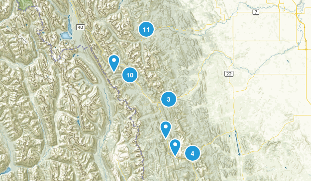Eden Valley, Alberta Map