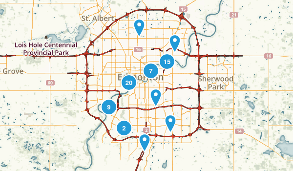 Edmonton, Alberta Map