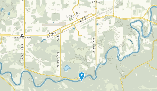 Edson, Alberta Map