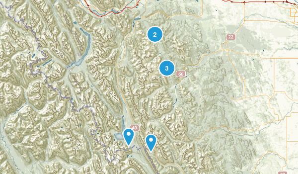 Erin Woods, Alberta Map