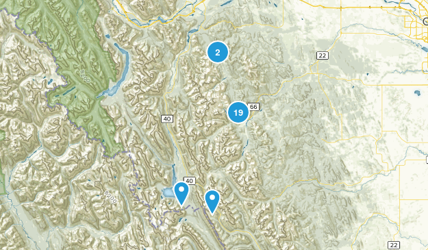 Erin Woods, Alberta Map