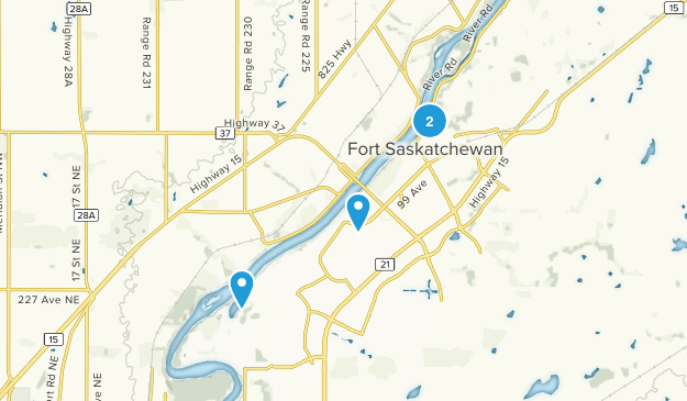Fort Saskatchewan, Alberta Map
