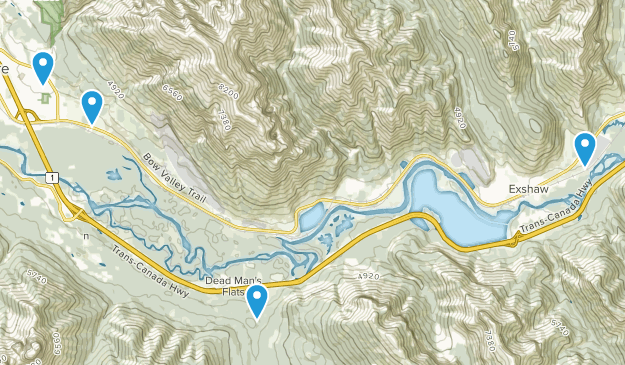 Gap, Alberta Map