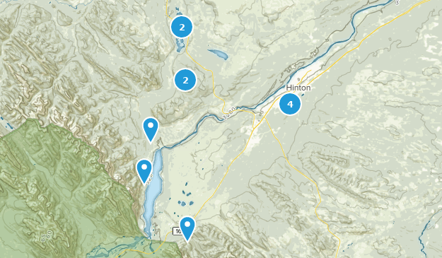 Hinton, Alberta Map