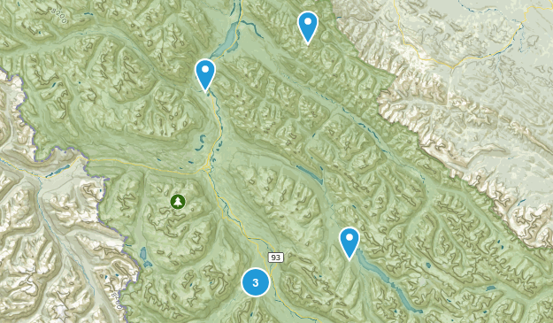 Improvement District No. 12 , Alberta Map