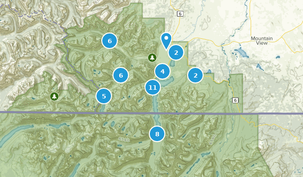 Improvement District No. 4, Alberta Map