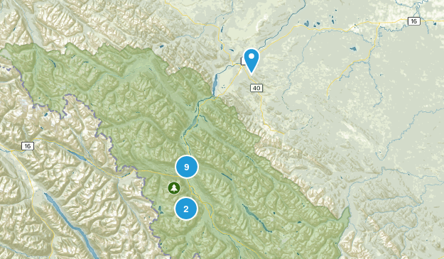 Jasper, Alberta Map