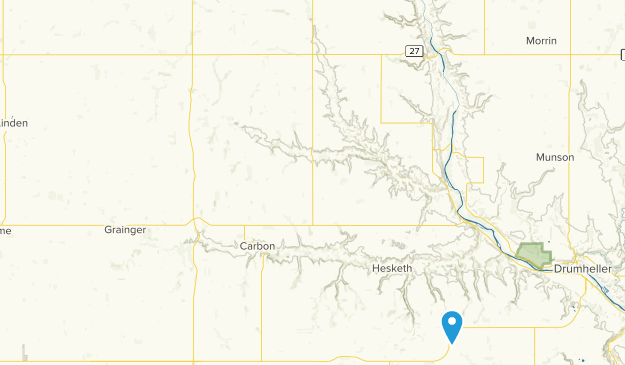 Kneehill County, Alberta Map