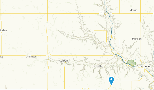 Kneehill County, Alberta Map