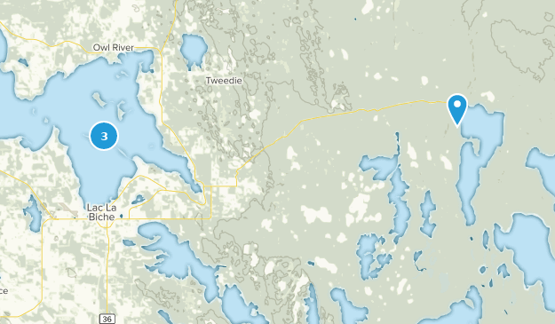 Lac La Biche, Alberta Map
