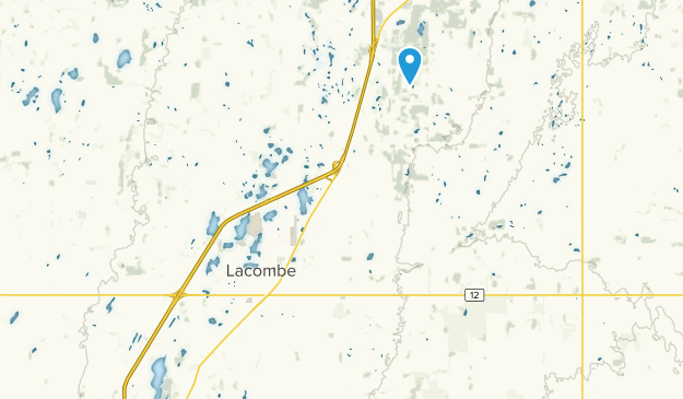 Lacombe County, Alberta Map