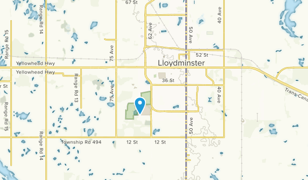 Lloydminster, Alberta Map