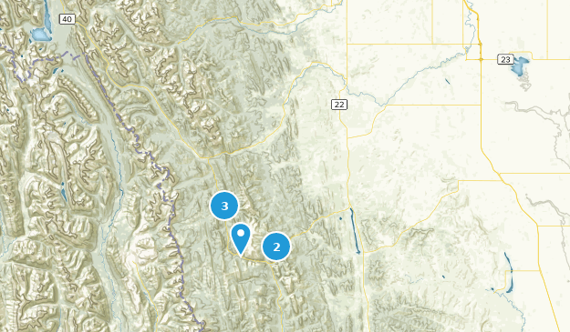 Longview, Alberta Map