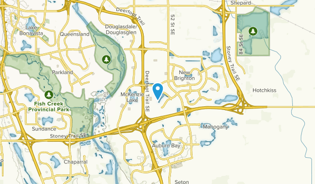 MacKenzie Lake, Alberta Map