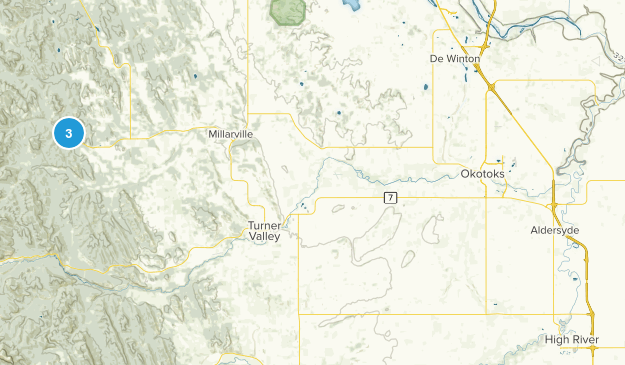 Millarville, Alberta Map