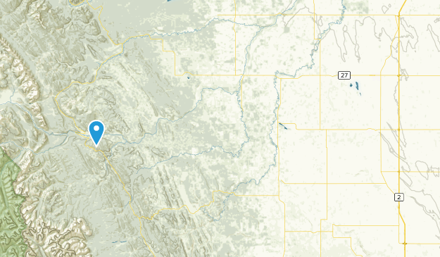 Comté de Mountain View, Alberta Map