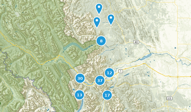 Bighorn No 8, Alberta Map