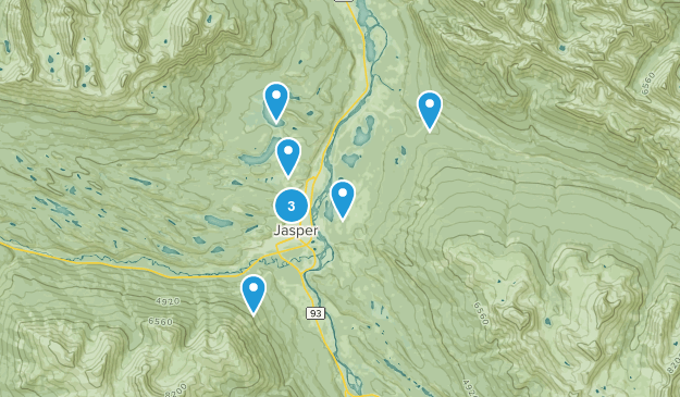 Municipality Of Jasper, Alberta Map