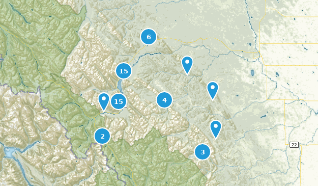 Nordegg, Alberta Map