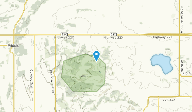 Otter, Alberta Map