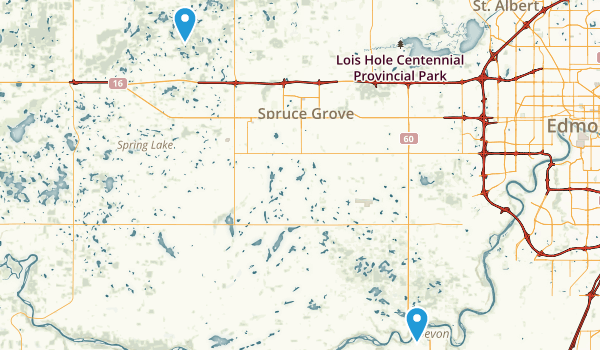 Parkland County, Alberta Map