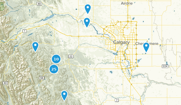 Comitatul Rocky View, Alberta Map