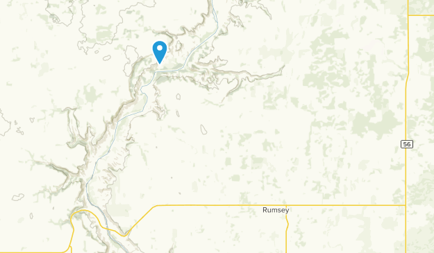 Rumsey, Alberta Map