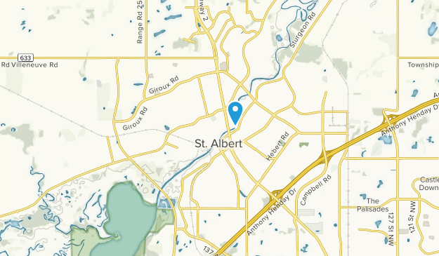 Saint Albert, Alberta Map