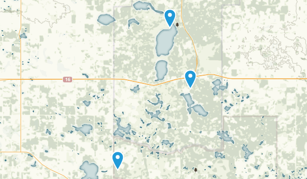 Sandy Beach, Alberta Map