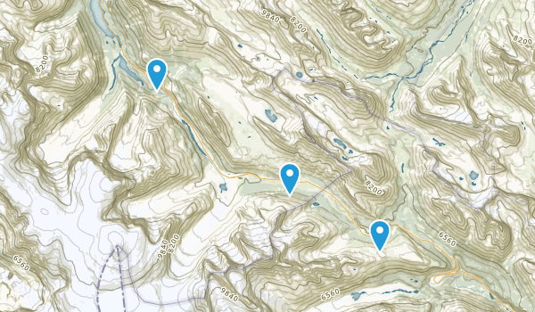 Saskatchewan River Crossing, Alberta Map