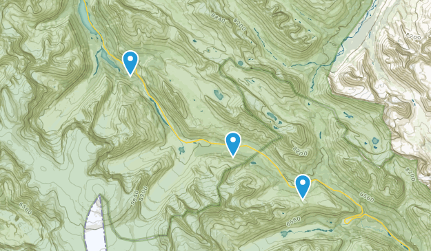 Saskatchewan River Crossing, Alberta Map