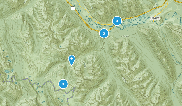 Sawback, Alberta Map