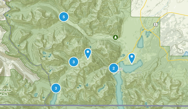Waterton, Alberta Map