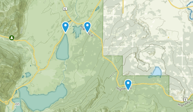 Waterton Lakes, Alberta Map