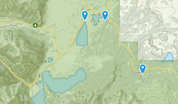 Waterton Lakes, Alberta Map