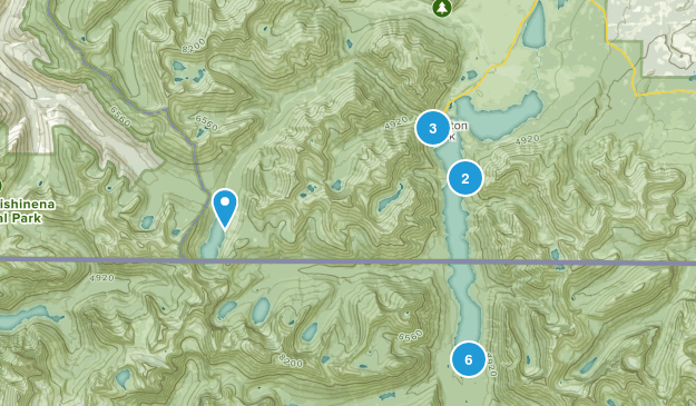 Waterton Park, Alberta Map