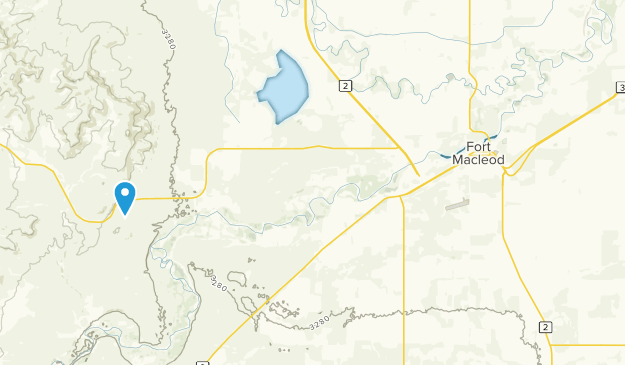 Willow Creek No 26, Alberta Map
