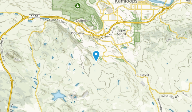 Aberdeen, British Columbia Map