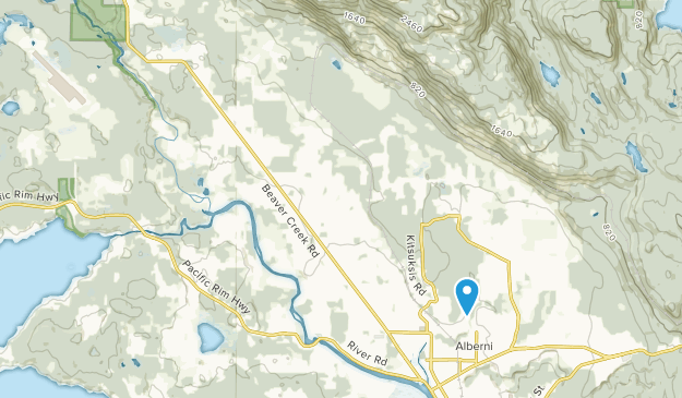 Alberni-Clayoquot E, Columbia Británica Map
