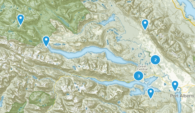 Alberni-Clayoquot Regional, British Columbia Map