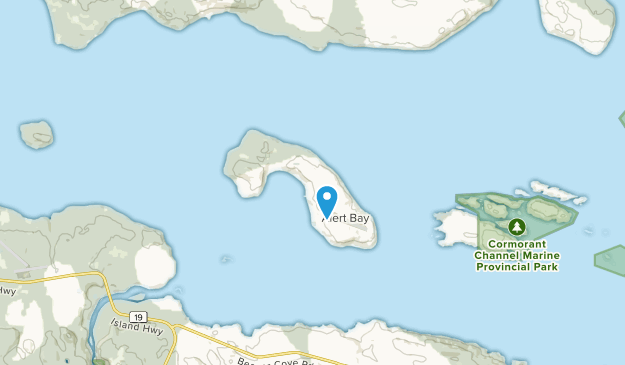 Alert Bay, Colombie-Britannique Map