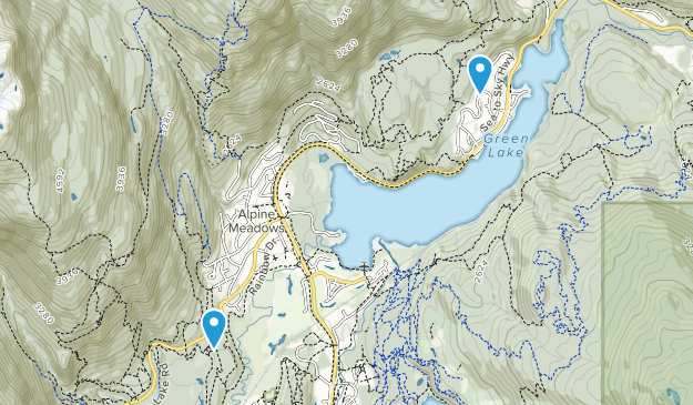 Alpine Meadows, British Columbia Map