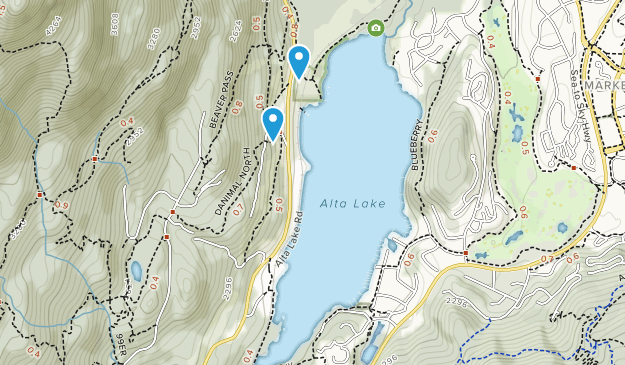 Alta Lake, British Columbia Map