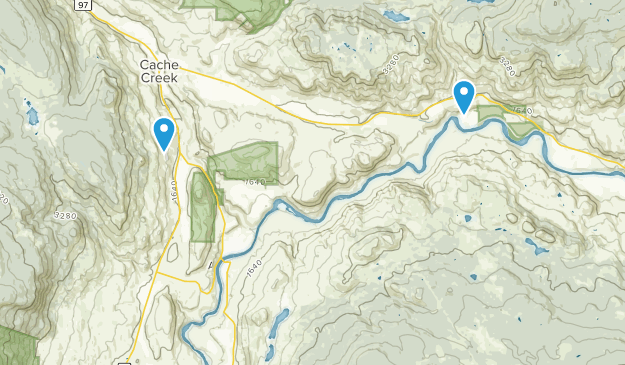 Ashcroft, British Columbia Map
