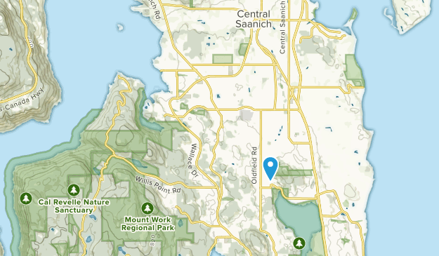 Brentwood Bay, British Columbia Map