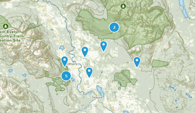 Bulkley-Nechako A, Colombie-Britannique Map
