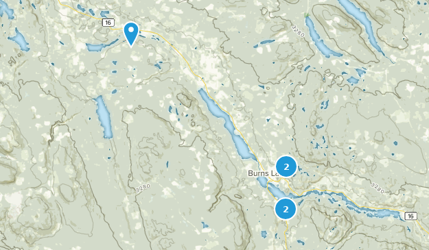 Bulkley-Nechako B, Columbia Británica Map