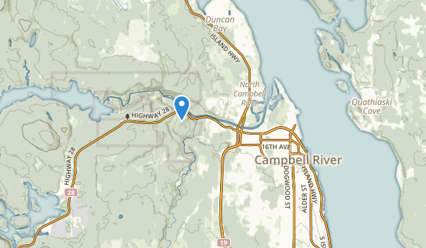Campbell River, British Columbia Map