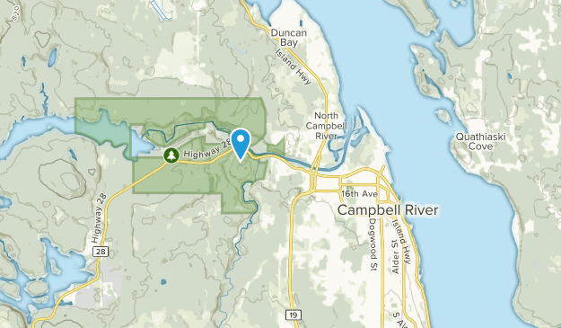 Campbell River, British Columbia Map