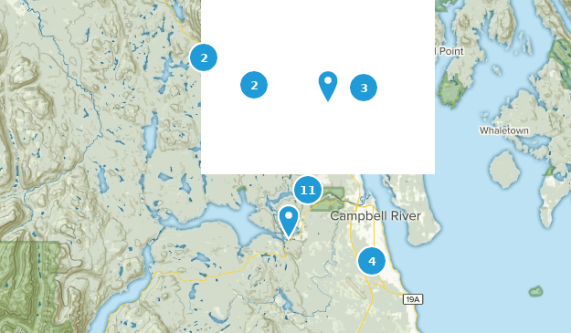 Campbell River, Colombie-Britannique Map